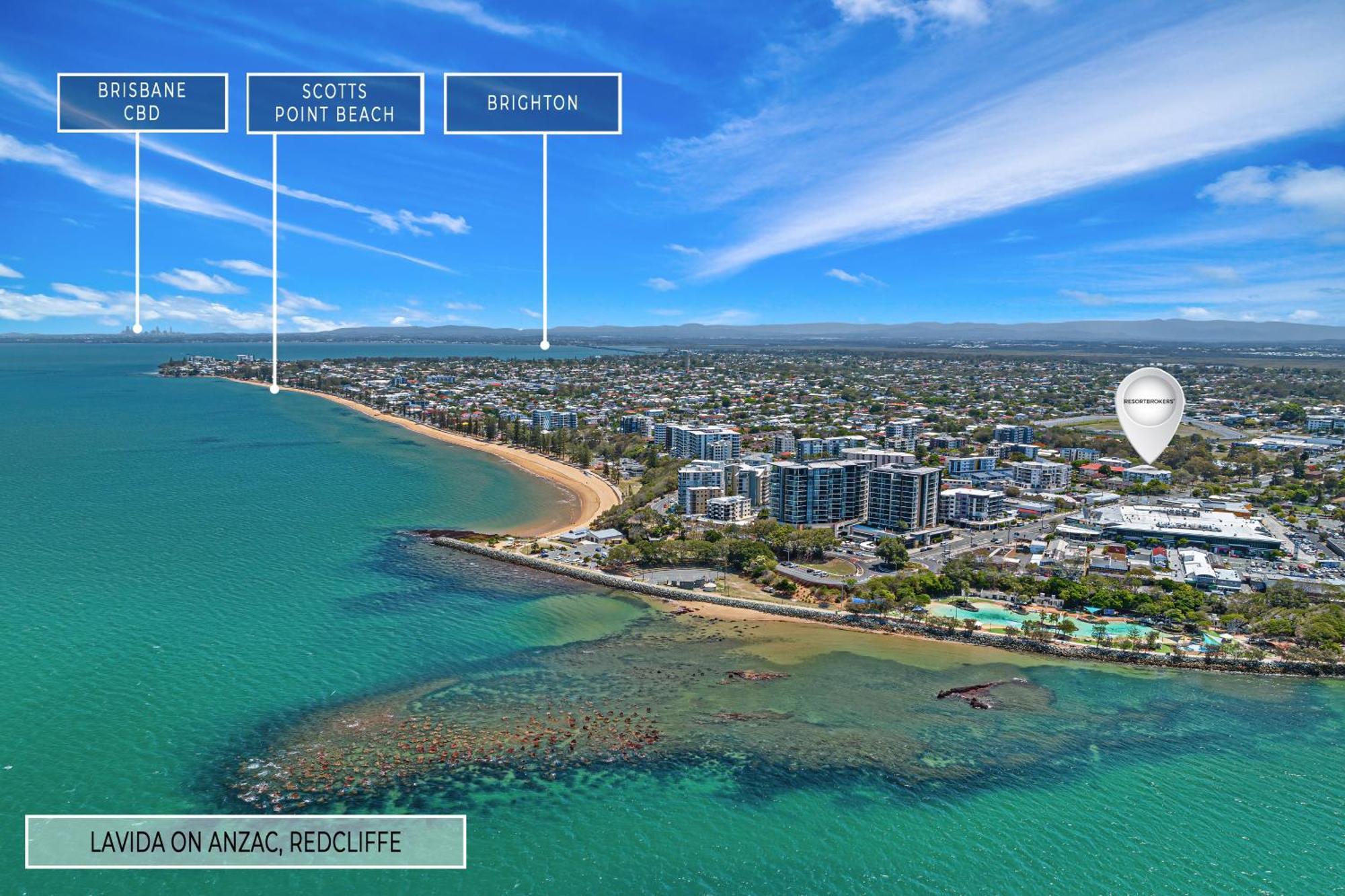 La Vida On Anzac Aparthotel Redcliffe Exterior foto